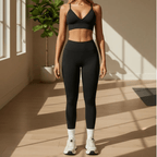 Aisha - Trendy Triangle Yoga & Fitness Set for Peak Performance