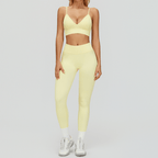 Aisha - Trendy Triangle Yoga & Fitness Set for Peak Performance