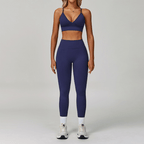 Aisha - Trendy Triangle Yoga & Fitness Set for Peak Performance