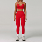 Aisha - Trendy Triangle Yoga & Fitness Set for Peak Performance