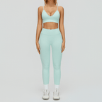 Aisha - Trendy Triangle Yoga & Fitness Set for Peak Performance