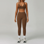 Aisha - Trendy Triangle Yoga & Fitness Set for Peak Performance