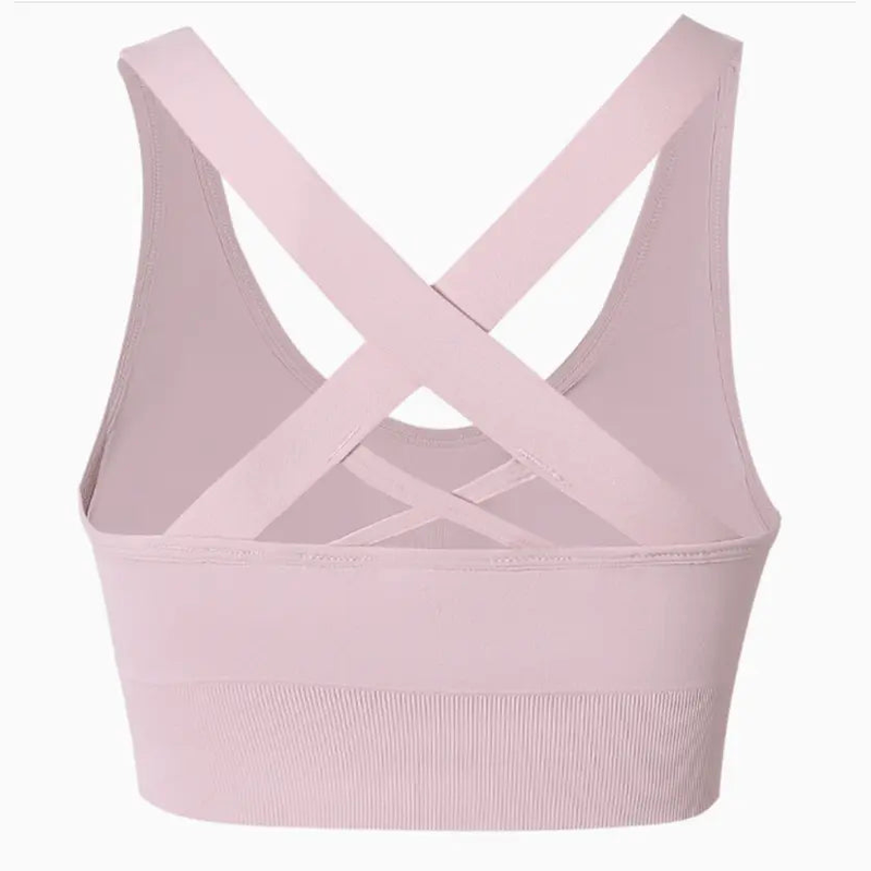 MunaWear  Bras  Aurora - Ladies Sports Bra with Cross Straps and Removable Padding 