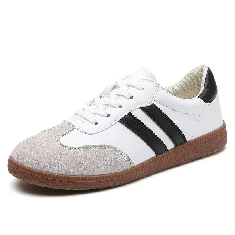 MunaWear  Flats  Mia – Women's White Slip-On Sneakers for Comfortable Everyday Wear