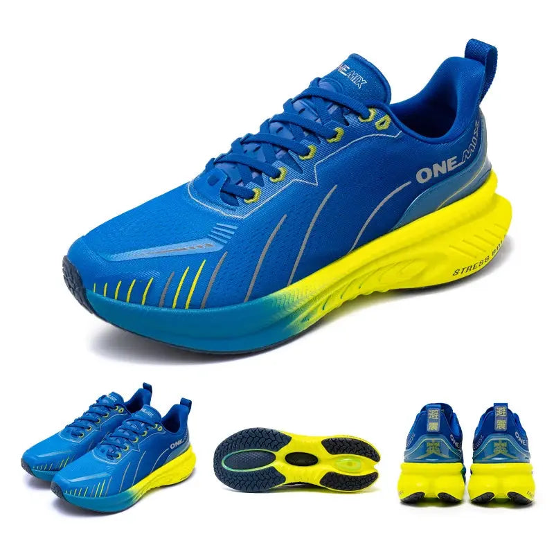 MunaWear  Men's Running Shoes  Liam – Ultra-Lightweight Shock Absorbing Running Shoes for Men with Non-Slip Outsole & Reflective Feature