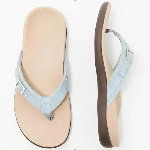 MunaWear  Orthopedic Sandals  Mia – Customizable Orthopedic Women's Sandals with Casual Flip Flop Design for Ultimate Comfort 