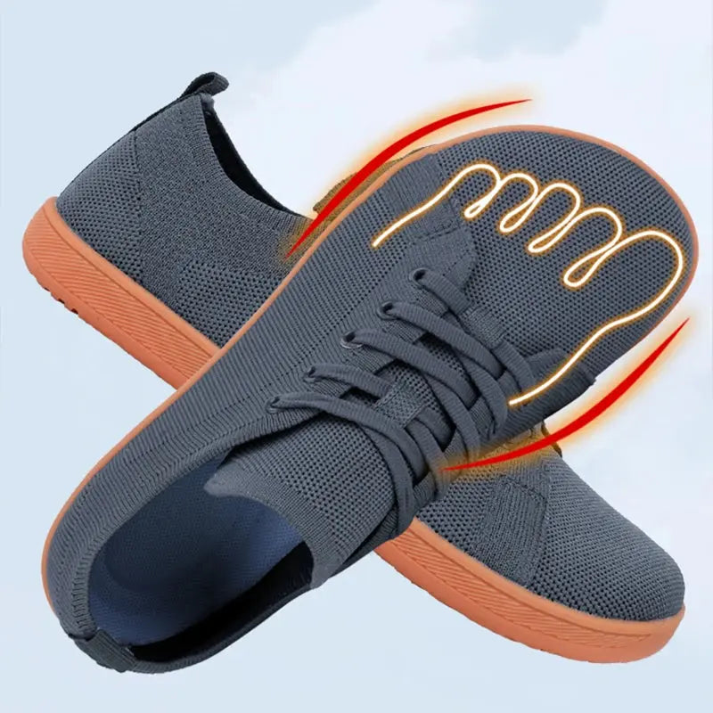 MunaWear  Running Shoes  Jordan - Wide Toe Minimalist Barefoot Running Shoes with Zero Drop Sole and Breathable Mesh for Women