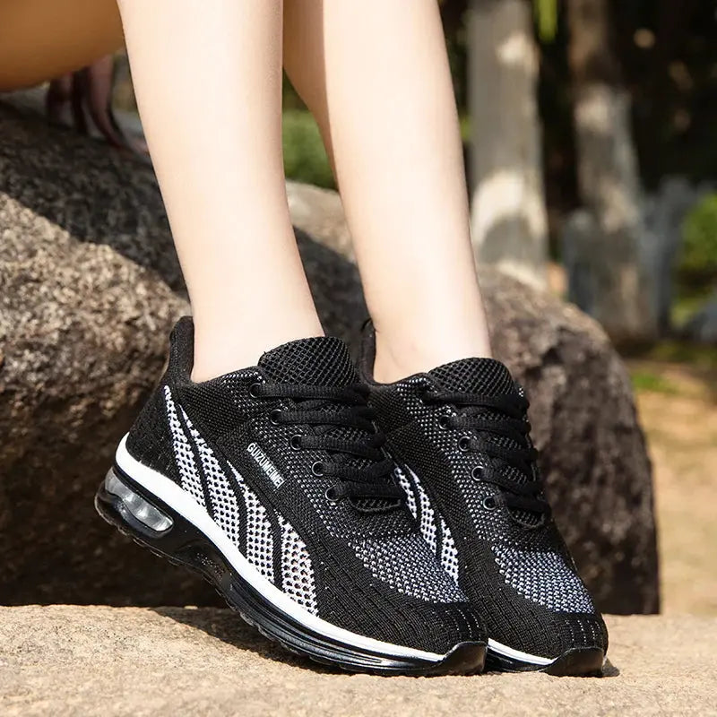 MunaWear  Running Shoes  Mia – Breathable Mesh Running Shoes for Women with Lightweight Lace-Up Design