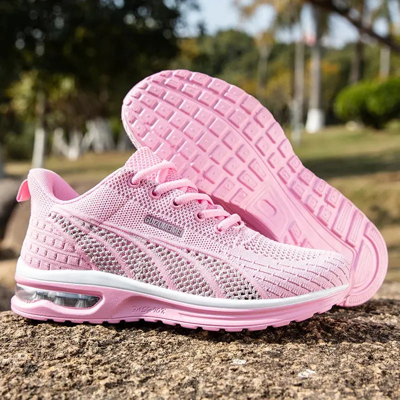 MunaWear  Running Shoes  Mia – Breathable Mesh Running Shoes for Women with Lightweight Lace-Up Design