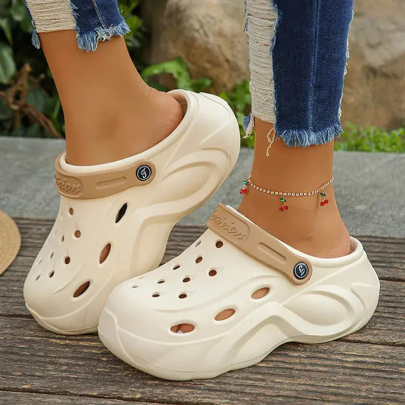 MunaWear  Sandals  Mia – Chunky Platform Sandals for Women with Soft Thick Bottom and Non-Slip EVA Wedge 