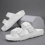 MunaWear - Sandals & Slides - Asher - Lightweight Unisex Slippers with Adjustable Fit and Anti-Slip Sole for Ultimate Comfort - 
