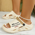 MunaWear  Sandals & Slides  Jett - Soft-Sole EVA Platform Slides for Men - Comfortable Indoor & Outdoor Men's Sandals  Beige-XXL