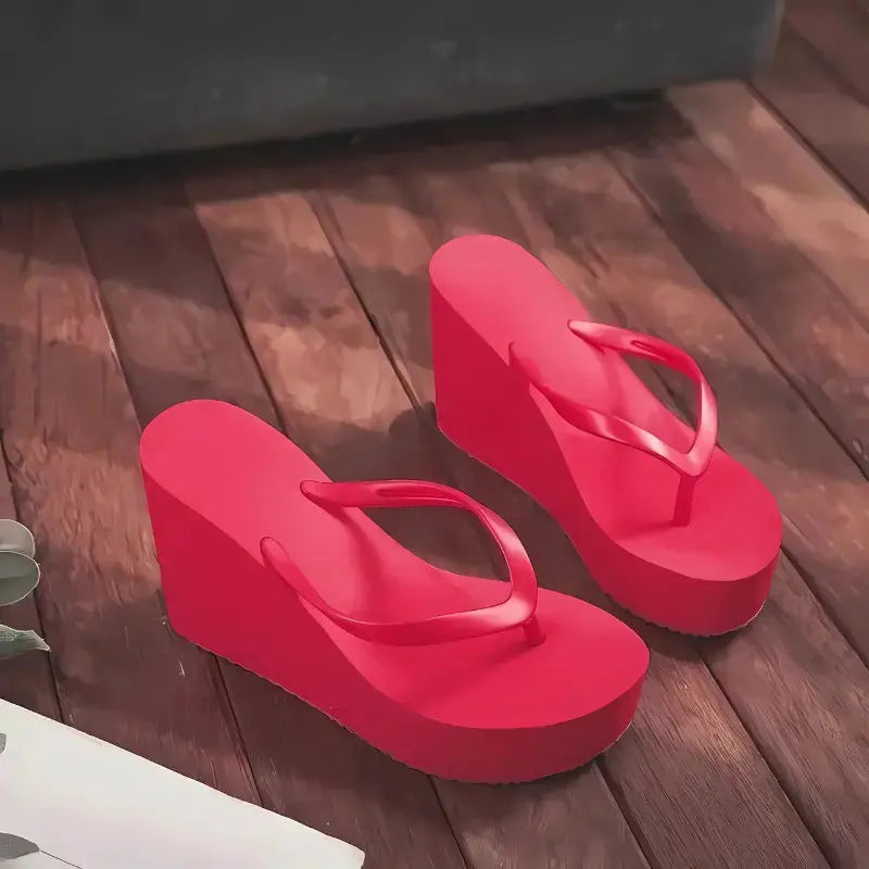 MunaWear - Sandals & Slides - Solara Wedge Sandals – Stylish Women’s Flip Flops & Platform Summer Slides - 