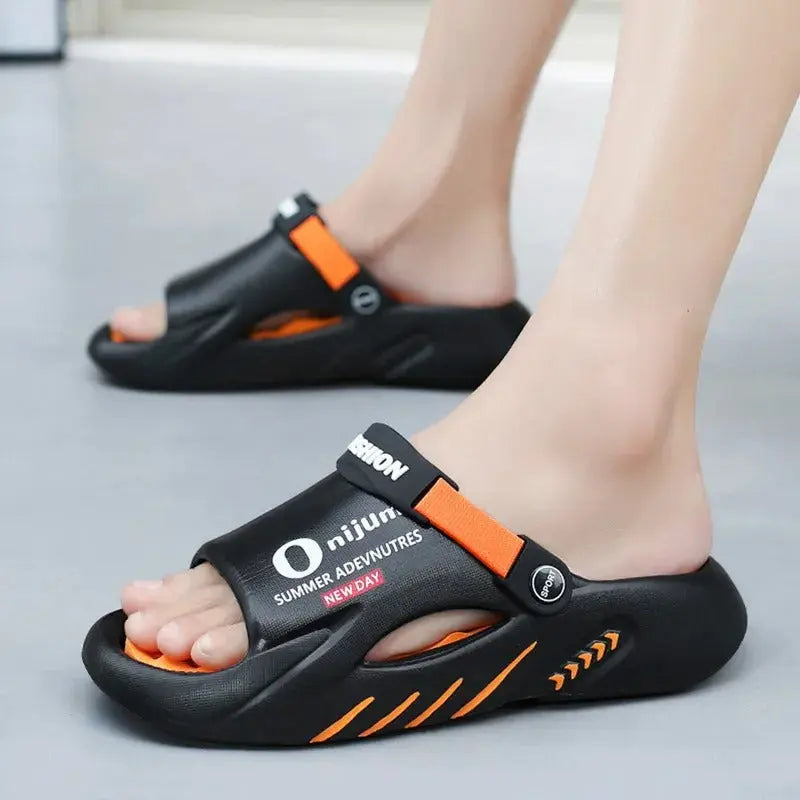 MunaWear - Sandals & Slides - TideSwift - Soft-Sole EVA Platform Slides for Men and Women - Comfortable Indoor & Outdoor Men's Sandals - 