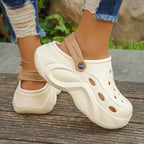 MunaWear - Sandals & Slides - Victoria – Chunky Platform Sandals for Women with Soft Thick Bottom and Non-Slip EVA Wedge - 