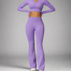 MunaWear  Sets  Mia - Stylish Fitness Jacket And Leggings Set Perfect For Yoga And Padel