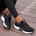 Siena – Women's Slip-On Sneakers, Best Walking Shoes for Women with Breathable Mesh and Casual Wedge Design