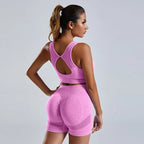 MunaWear - Shorts - Nova - High-Waist Tummy Control Sports Sets With Butt-Lifting Design - 