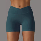 MunaWear  Shorts  Sienna - Stylish Women's Cross-Waist Sport Shorts For All-Day Comfort