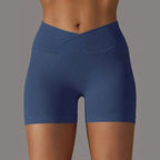 MunaWear  Shorts  Sienna - Stylish Women's Cross-Waist Sport Shorts For All-Day Comfort
