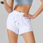 Zara - Vibrant Neon Spandex Fitness Shorts For Active Women