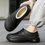 MunaWear  Slippers  Ethan – Waterproof Winter Cotton Slippers for Men, Cozy Indoor Slip-On Garden Shoes 