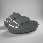 MunaWear  Slippers  Mia – Cozy Waterproof Shark Slides Slippers for Men and Women with Plush Fur Lining  Black-44-45-26.5-27cm
