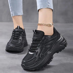 MunaWear  Sports Shoes  Mia – Plus Size Breathable Lace-Up Sports Shoes with High Elasticity for Versatile Comfort and Style