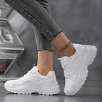MunaWear  Sports Shoes  Mia – Plus Size Breathable Lace-Up Sports Shoes with High Elasticity for Versatile Comfort and Style