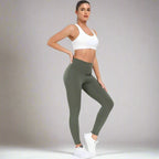 MunaWear  Tights & Leggings  Luna - Women's High Waist Yoga Legging 7/8 Length with Pockets