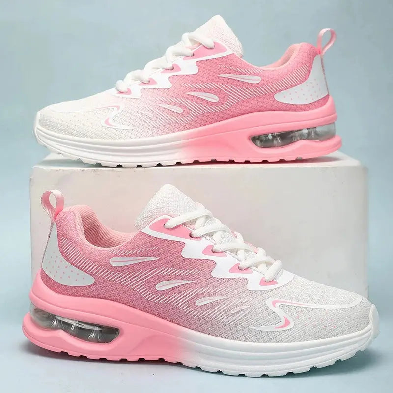MunaWear  Walking Shoes  Mia - Best Walking Shoes for Women with Air Cushion Technology & Chunky Wedge Design