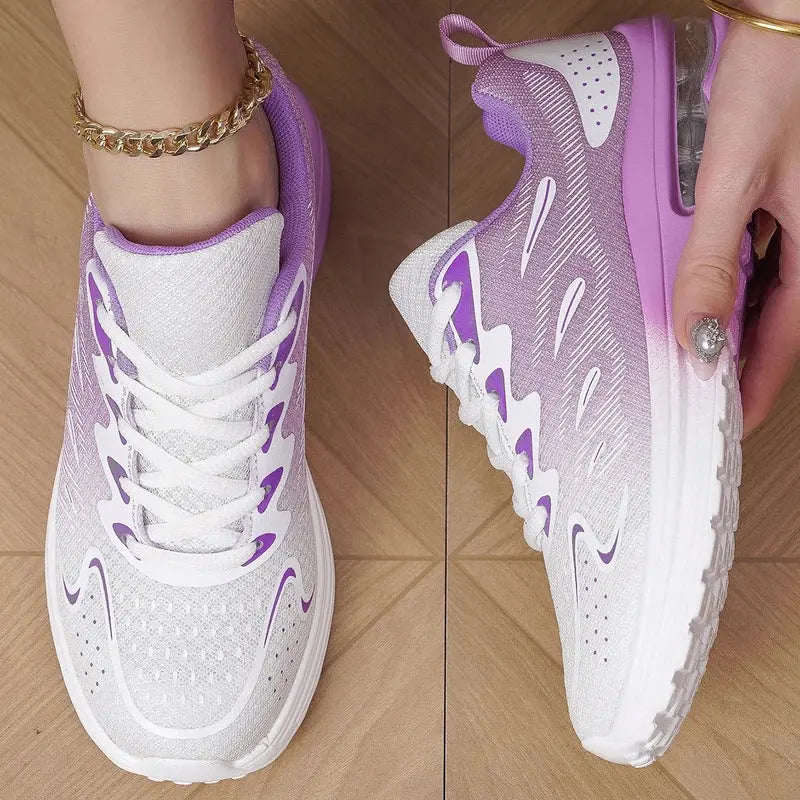 MunaWear  Walking Shoes  Mia - Best Walking Shoes for Women with Air Cushion Technology & Chunky Wedge Design