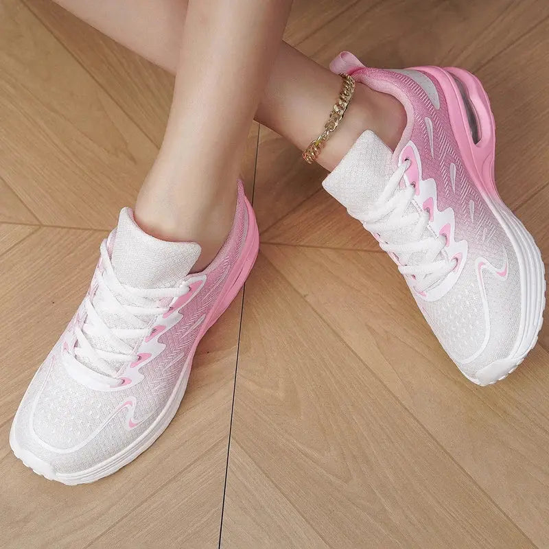 MunaWear  Walking Shoes  Mia - Best Walking Shoes for Women with Air Cushion Technology & Chunky Wedge Design