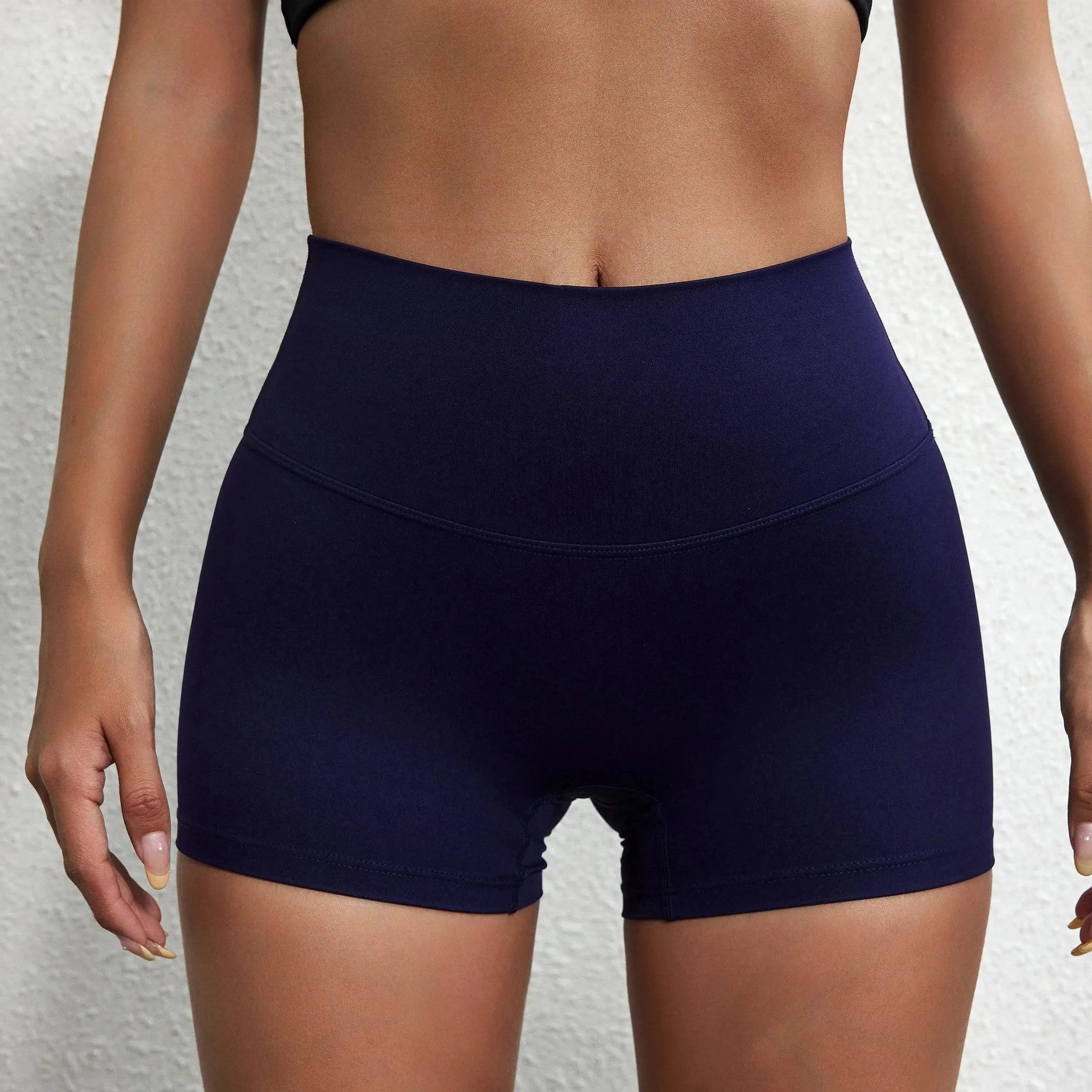 MunaWear  Women's Shorts  Lila – High-Waist Breathable Gym Shorts for Yoga, Running & Fitness Training 