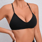 MunaWear  Women's Sports Bras  Mia – High Support Sports Bra for High Impact Workouts, Yoga & Fitness  Black-L