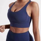 MunaWear  Women’s Sports Bras  Sophie – Elegant Adjustable Back Sports Bra for Yoga and Fitness with Sturdy Support 